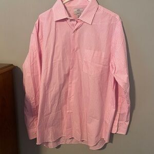 Croft & Barrow Pink Striped Dress Shirt